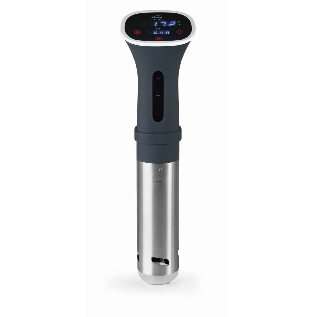 Електрически уред за нискотемпературно готвене / Sous Vide (су вид), 220-240V; 50/60Hz, 1200W, 20-90 °C (1 °C), 15л max, 10x37см, антацит, GOURMET - Lacor