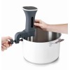 Електрически уред за нискотемпературно готвене / Sous Vide (су вид), 220-240V; 50/60Hz, 1200W, 20-90 °C (1 °C), 15л max, 10x37см, антацит, GOURMET - Lacor