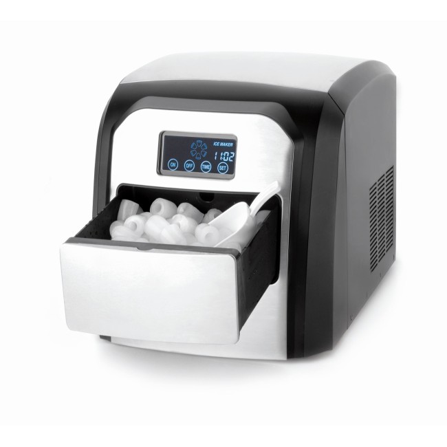 Ледогенератор ICE, 150W, 220-240V, 50/60HZ, 1.5л., 600гр. капацитет, 10-15кг/24ч, 32х32х38см, 11.3кг. - Lacor