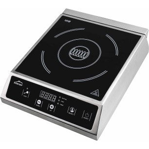 Професионален индукционен електрически плот / котлон, 220-240V, 50/60Hz, 2700W, 10 нива, 60°C - 240°C, 0 – 180мин, 30x39x10см, 5,4кг, ROCA – Lacor