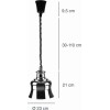 Инфрачервена отопляема лампа, хром, 220-240V, 50/60Hz, 275W, 23х23х35см, 2кг – Lacor