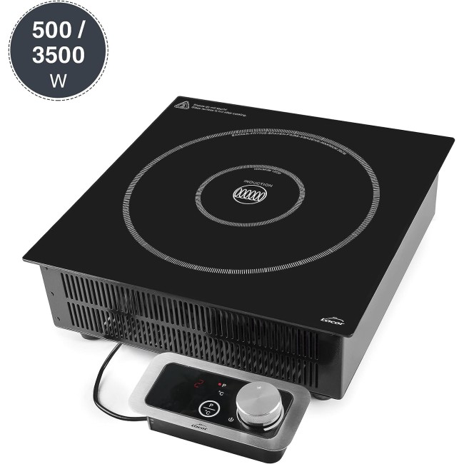 Индукционен електрически плот / котлон, 220-240V, 50/60Hz, 500-3500W, 10 нива, 36x38x12,5см, 6,8кг, PRO – Lacor