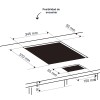 Индукционен електрически плот / котлон, 220-240V, 50/60Hz, 500-3500W, 10 нива, 36x38x12,5см, 6,8кг, PRO – Lacor
