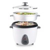 Уред за варене на ориз, 220-240V, 50/60Hz, 400W, 1л, 27,5x23,5x28,5см, 1,6кг, бял - Lacor