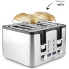 Електрически тостер с 4 слота, 220-240V, 50/60Hz, 1750W, 28,8x31,5x19см, 2,8кг, SMART - Lacor