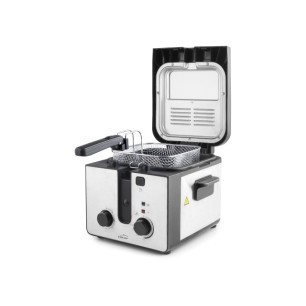 Електрически фритюрник, инокс, 1600W, 2,5л, 190°C max, Intact – Lacor