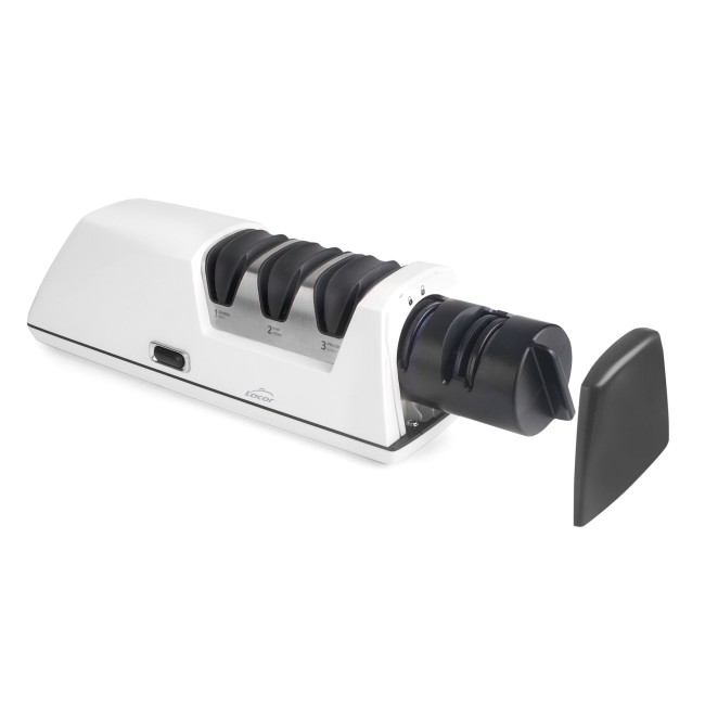 Електрическо точило за ножове, 3 степени, 29x9см, h8,5см, 18W, 3000 r,p,m,, TRIX – Lacor