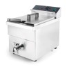 Електрически фритюрник с кранче за източване, 220-240V, 50Hz, 3500W, 60°C - 190°C, 8л, 29x56,7x41,5см, 12,6кг, INDUCCIÓN - Lacor