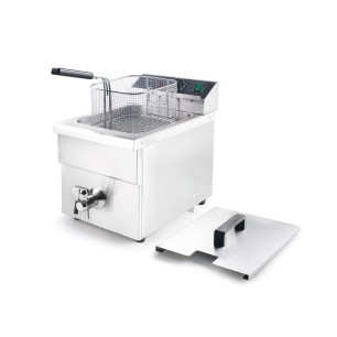 Електрически фритюрник с кранче за източване, 220-240V, 50Hz, 3500W, 60°C - 190°C, 8л, 29x56,7x41,5см, 12,6кг, INDUCCIÓN - Lacor