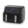 Уред за здравословно готвене / Air Fryer с 11 програми, 220-240V, 50/60Hz, 2400W, 45ºC - 200ºC, 1 - 60 мин, 2 x 4,5л, 41x33,5x31,5см, 7,5кг, DUPLOAIR – Lacor