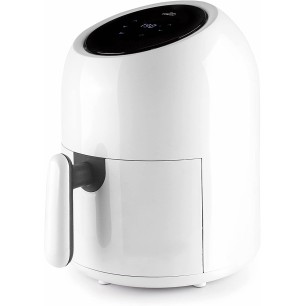 Уред за здравословно готвене / Air Fryer, 220-240V, 50/60Hz, 1000W, 40°C - 200°C, таймер: от 1 до 60мин, 3л, 34x25x33см, бял, VITALCOOK – Lacor
