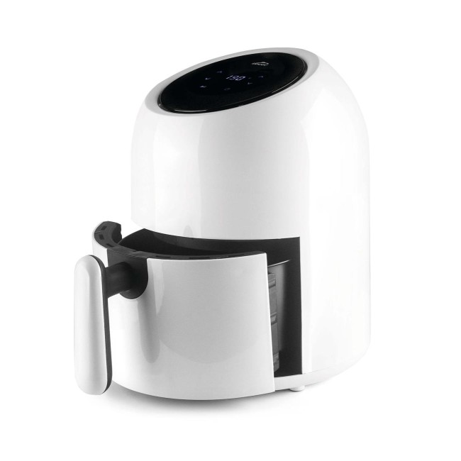 Уред за здравословно готвене / Air Fryer, 220-240V, 50/60Hz, 1000W, 40°C - 200°C, таймер: от 1 до 60мин, 3л, 34x25x33см, бял, VITALCOOK – Lacor