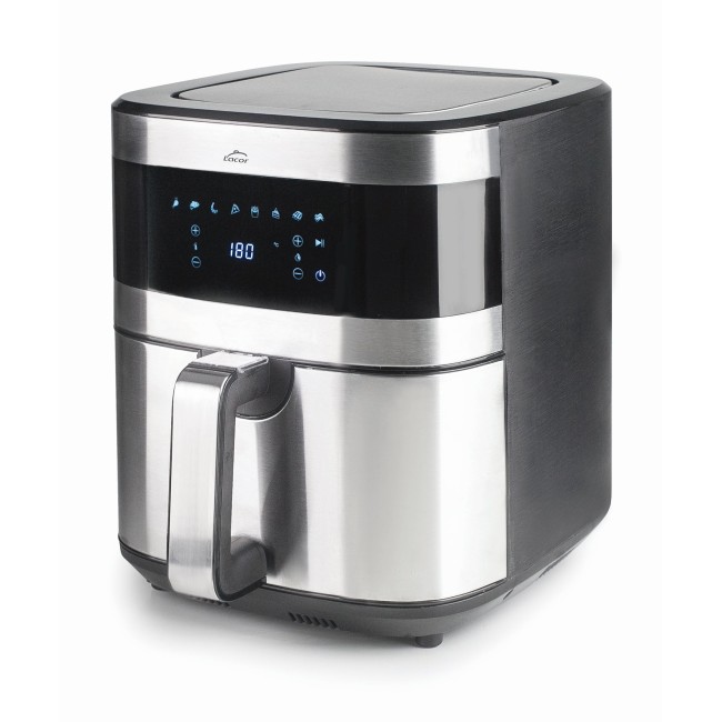 Уред за здравословно готвене / Air Fryer с 8 програми, 220-240V; 50/60Hz, 1500W, 40ºC - 250ºC,  5,5л, 41x30x34,5см, 5,4кг, EcoFry - Lacor