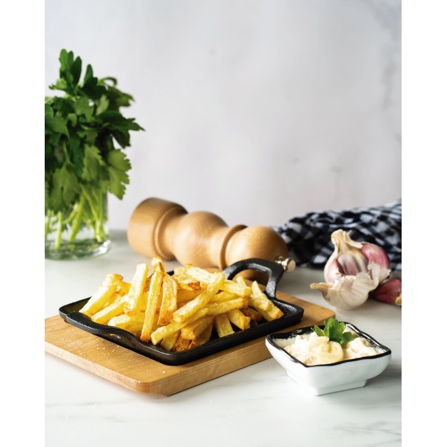 Уред за здравословно готвене / Air Fryer с 8 програми, 220-240V; 50/60Hz, 1500W, 40ºC - 250ºC,  5,5л, 41x30x34,5см, 5,4кг, EcoFry - Lacor