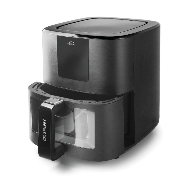 Уред за здравословно готвене / Air Fryer с 8 програми, 220-240V, 50/60Hz, 1700W, 40ºC - 200ºC, 1-60мин, 7л, 40,9x29,6x34,2см, 5,07кг, CrystalFry - Lacor