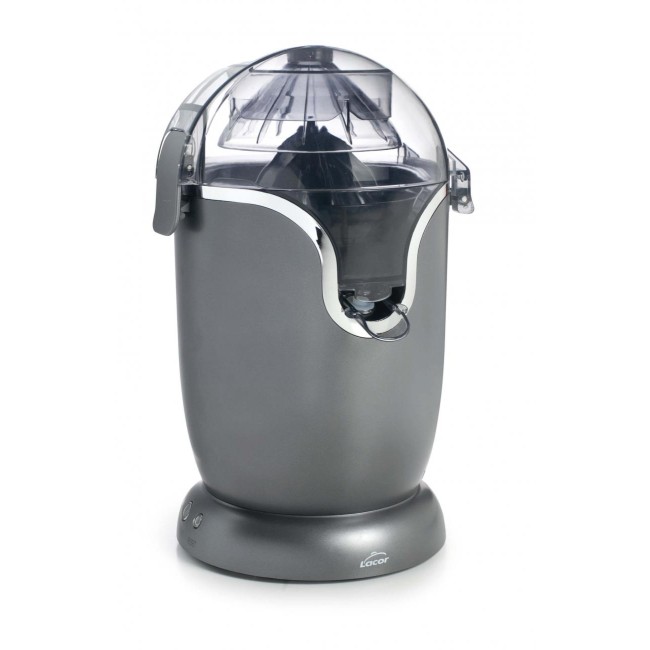 Иноксова автоматична сокоизтисквачка 220-240V, 50/60Hz, 60W, 400мл, 20x19x31см, 1,75кг - Lacor