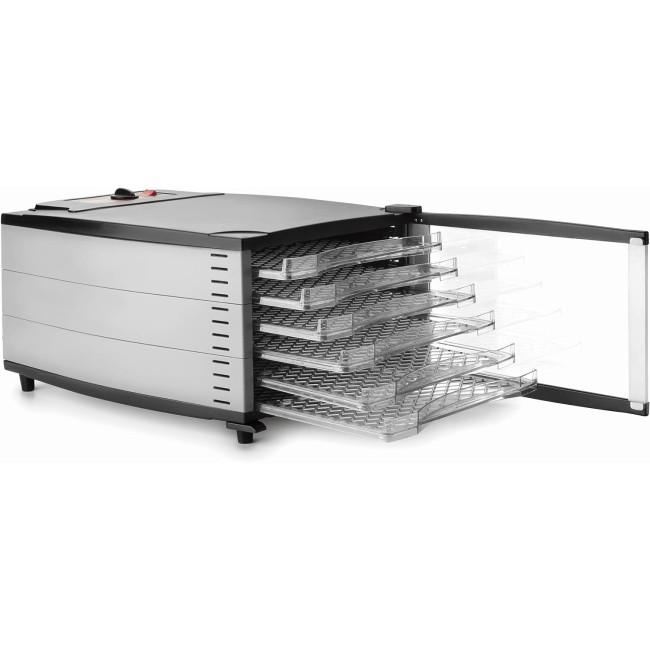 Електрически дехидрататор за храна, 220-240V, 50/60Hz, 800W, 29°C - 73°C (máx), 6 тави, 36x47x26см, 5,5кг, PRO – Lacor