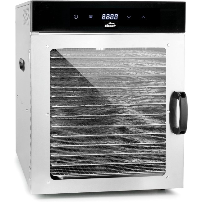 Електрически дехидрататор за храна, 18/10, 220-240V, 50-60Hz, 1000W, 14 тави, 47x44x59см, 21кг – Lacor