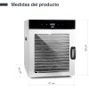Електрически дехидрататор за храна, 18/10, 220-240V, 50-60Hz, 1000W, 14 тави, 47x44x59см, 21кг – Lacor