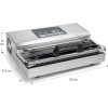 Професионален електрически уред за вакуумиране на храна, 20-240V, 50-60Hz, 700W, 0,9 bar, 16л/мин, 39x27,5x13см, 6,9кг - Lacor
