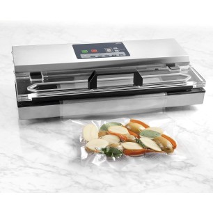 Професионален електрически уред за вакуумиране на храна, 20-240V, 50-60Hz, 650W, 0,9 bar, 16л/мин, 49x26x12,5см, 8,5кг - Lacor