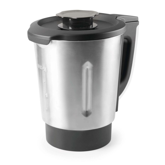 Електрически мултифункционален кухненски робот, 220-240V, 50/60Hz, 1000W, 60 - 10.000 r.p.m, 37°C - 120°C, 2л, 39x30x33см, 7,8кг, ALL IN ONE, CookingMe – Lacor