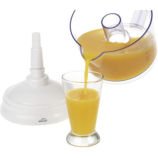 Електрическа цитрус преса, 220-240V, 50/60Hz, 40W, 750мл, 19x20,5см, ZITRUS - Lacor