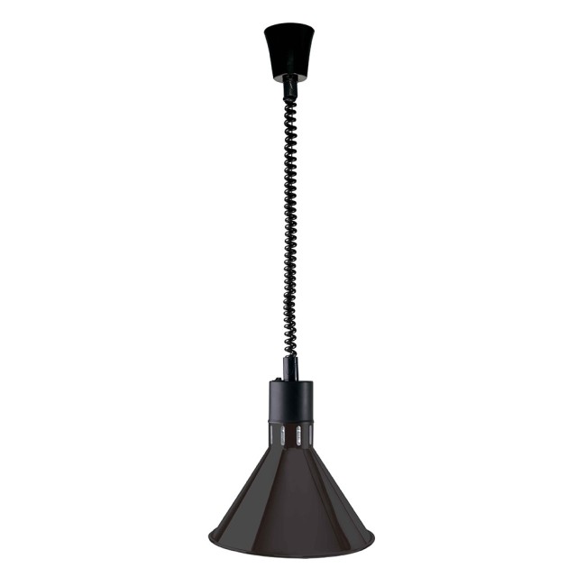 Отопляема лампа, черна, 220-240V, 50/60Hz, 275W, 27х27х35см, 1,6кг - Lacor