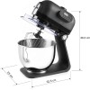 Електрически планетарен миксер с 3 приставки, 220-240V, 50/60Hz, 1000W, 5 скорости, 41 -172 r.p.m, 5л, 32,5x25x36,5см, 6,35кг, DELICY – Lacor