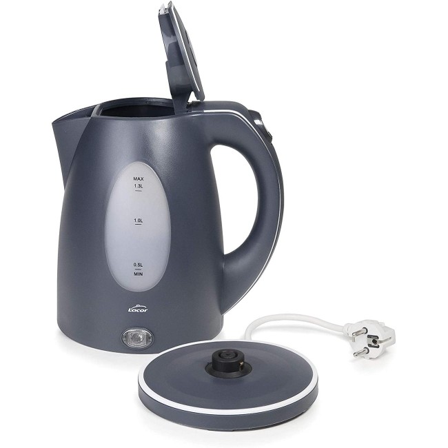 Електрическа кана за вода, сива, 2200W, 1,30л., 20х15х21см, BPA FREE - Lacor