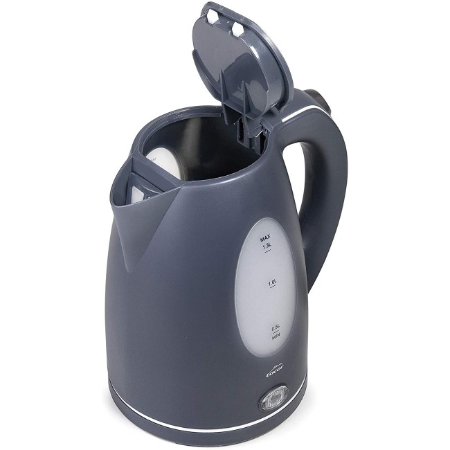 Електрическа кана за вода, сива, 2200W, 1,30л., 20х15х21см, BPA FREE - Lacor