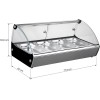 Електрическа топла витрина, 220-240V, 50Hz, 500W, 4 x GN 1/3, 30°C - 90°C, IPX4, 77,3x42x33,6см, 16кг, TÉRMICA – Lacor