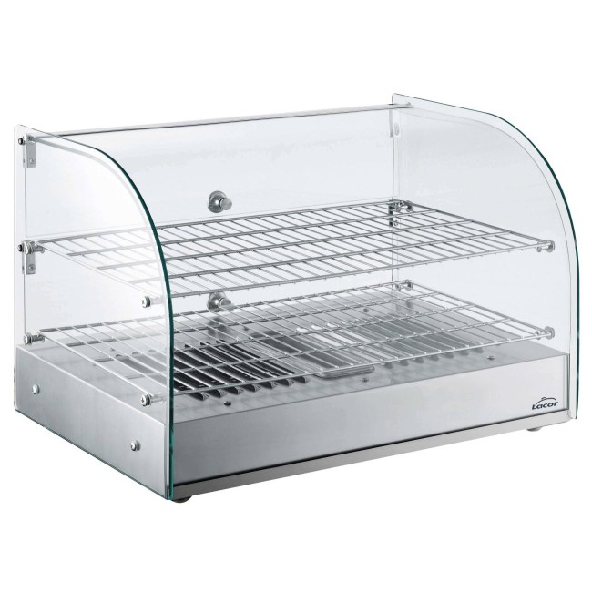 Електрическа топла витрина на 2 нива, 220-240V, 50Hz, 800W, 45л, 30ºC - 90°C, IPX4, 55,4x37,6x37,6см, 14,4кг, TÉRMICA – Lacor
