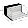 Електрическа хладилна витрина, 220-240V, 50Hz, 105W, 40л, 2°C - 12°C, R600a, 68x57,5x33,5см, 25кг, REFRIGERADA – Lacor