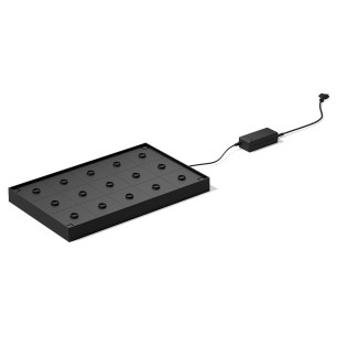 Станция за зареждане за 15 настолни лампи, 120W, 220-240V, 50Hz, 47x29x4см, 2,25кг, черна, Lune – Lacor