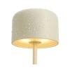 LED лампа за маса, алуминий, ф7,5/7,5см, h20см, бежова, Lune – Lacor