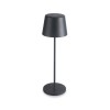 LED лампа за маса, алуминий, ф7,5/7,5см, h21см, черна, Lune – Lacor