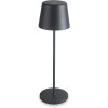 LED лампа за маса, алуминий, ф10/11см, h36см, черна, Lune – Lacor