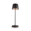 LED лампа за маса, алуминий, ф10/11см, h36см, черна, Lune – Lacor