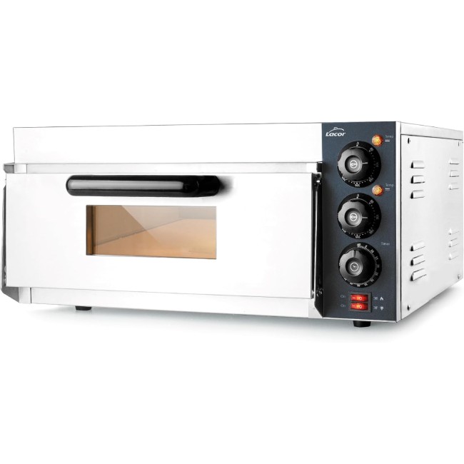 Професионална електрическа фурна за пица, 57x56xh28см, 2000W, 300°C, LECCO – Lacor