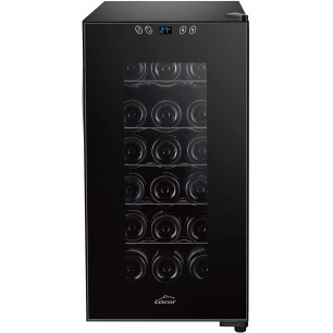 Хладилна витрина за 18 бутилки, 220-240V, 50Hz, 70W, 11°C - 18°C, 26dB, 50л, 34,5x49x67см, THERMOELECTRIC – Lacor