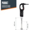 Електрически професионален пасатор, 18/10, 450W, 4000-16000 r.p.m., 100л, RAPID - Lacor