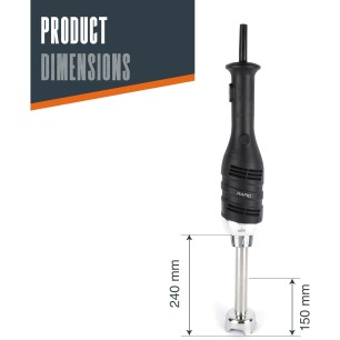 Електрически професионален пасатор, 18/10, 280W, 6000-20000 r.p.m., 10л, RAPID - Lacor