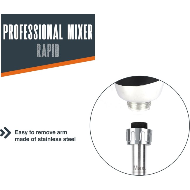 Електрически професионален пасатор, 18/10, 280W, 6000-20000 r.p.m., 10л, RAPID - Lacor