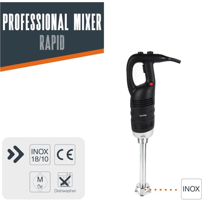 Електрически професионален пасатор, 18/10, 650W, 8000-18000 r.p.m., 80л, RAPID - Lacor