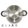 Иноксова тенджера под налягане, ф24см, 23см, 10л, GENIUS - Garinox