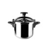 Иноксова тенджера под налягане, ф22см, 17см, 6л, GENIUS - Garinox