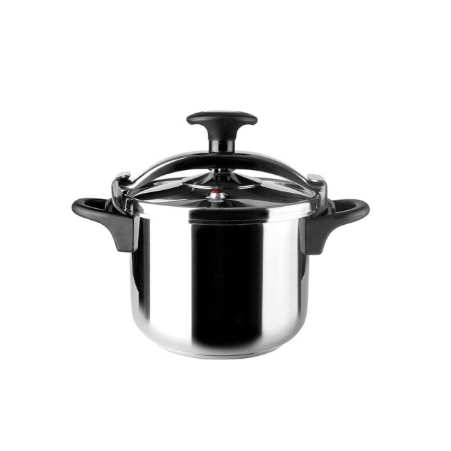 Иноксова тенджера под налягане, ф22см, 17см, 6л, GENIUS - Garinox