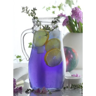 Стъклена кана с бял капак h24,58см 1,8л MIS 180-PK0002 - Lav