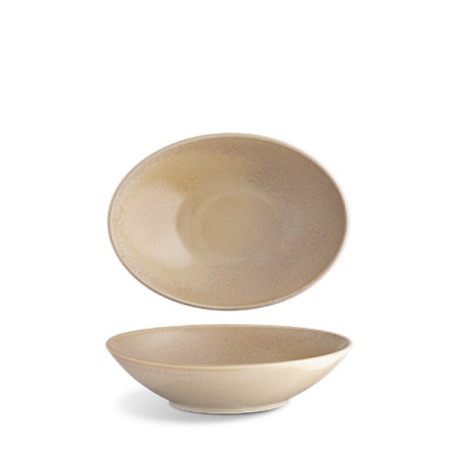 Порцелановa купа, овална, 13,4x18см, h4,7см, GOBI CRAFT - Suisse Langenthal